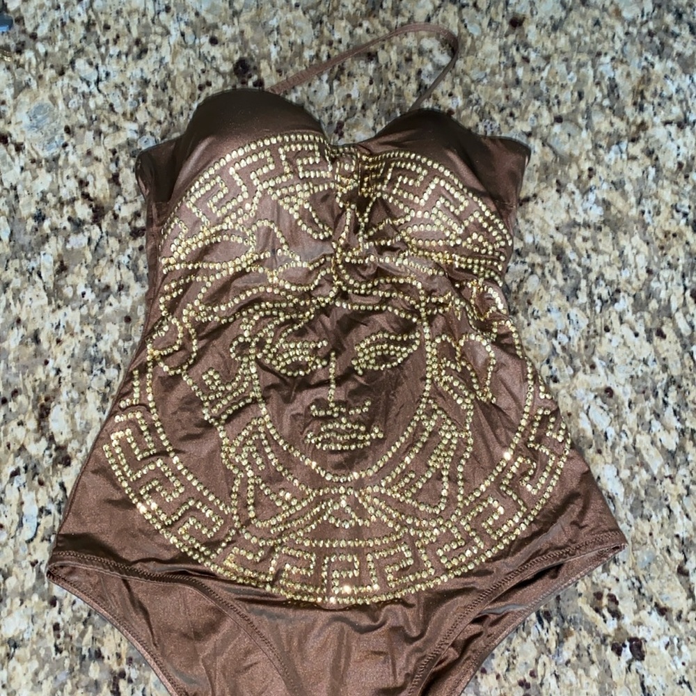COPY - Versace bathing suit worn 2 times only from Versace store in Las Vegas